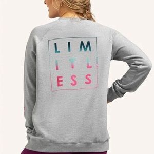 Peloton Women's 'Limitless' Sweatshirt in Gray Size: Small EUC